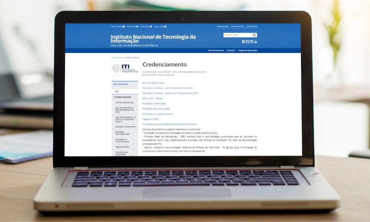 Modernização: Atos Administrativos passarão a ser publicados automaticamente no portal do ITI